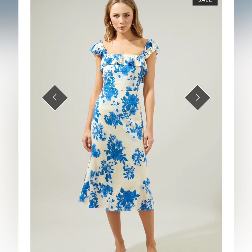 Sugarlips Milo Midi Dress - Large - NWT